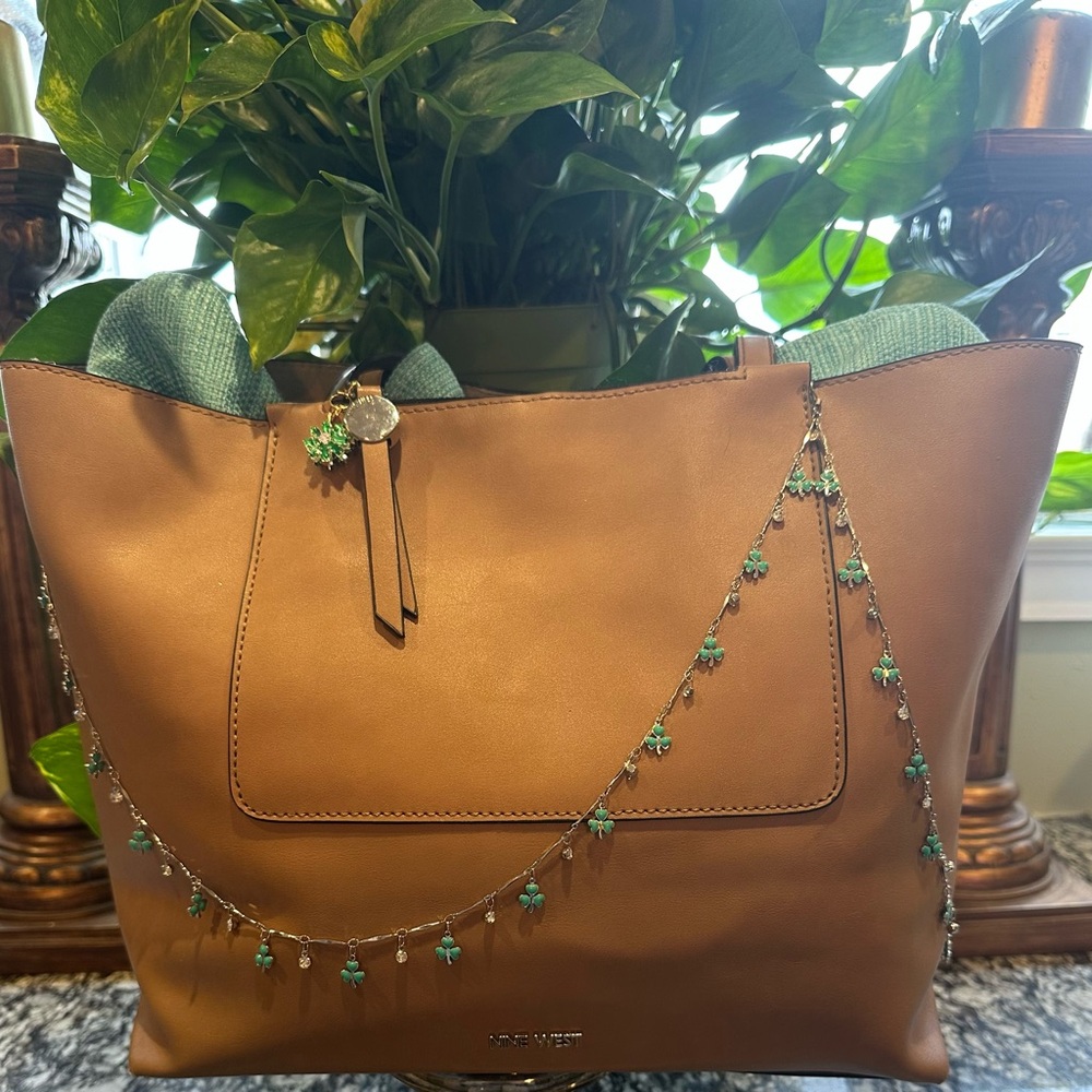 Nine West Beige Tote Bag